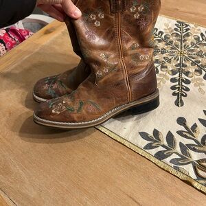 Smoky Mountain toddler girls Floralie Embroidered Cowboy Boots